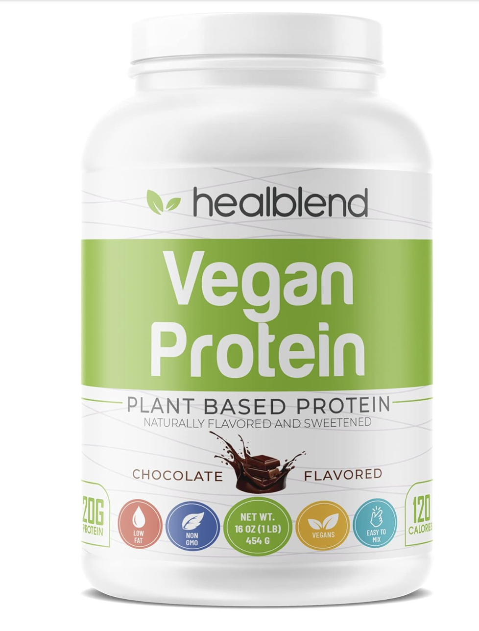 Healblend vegan protein powder